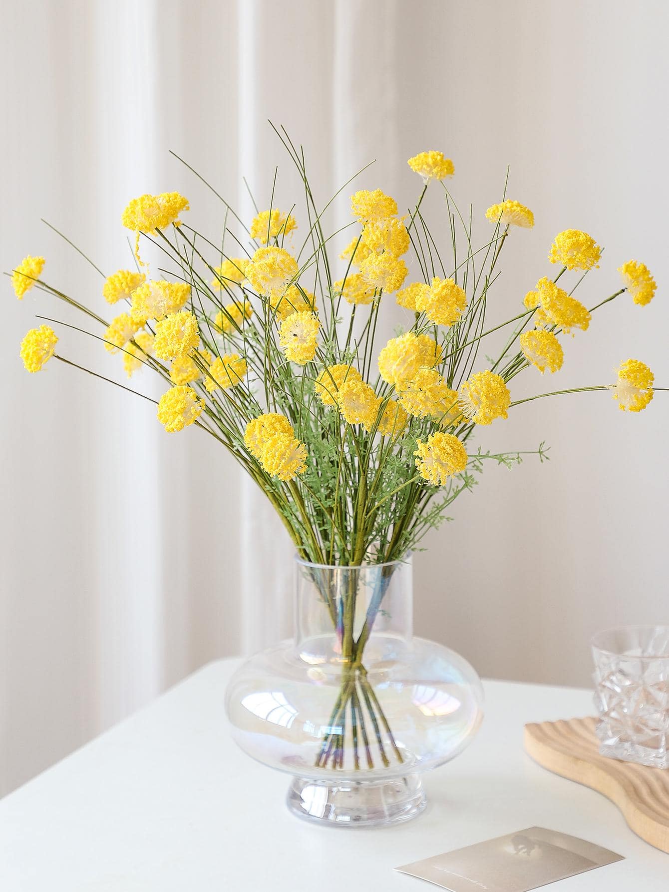 1pc Artificial Flower, Simple Plastic Fake Flower For Home Decoration