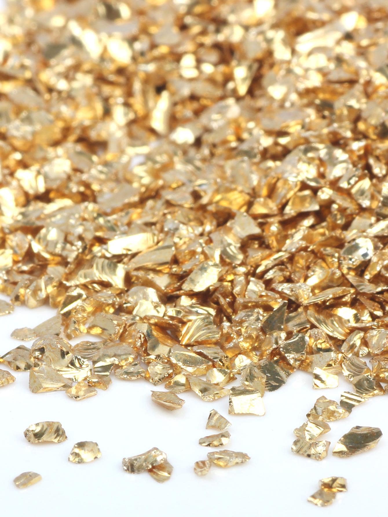 1pack 2-4mm 45g/Pack Fashionable Art Crushed Glass Nail Asymmetrical Glass Sand DIY Jewelry Accessory For Women For DIY Jewelry Making