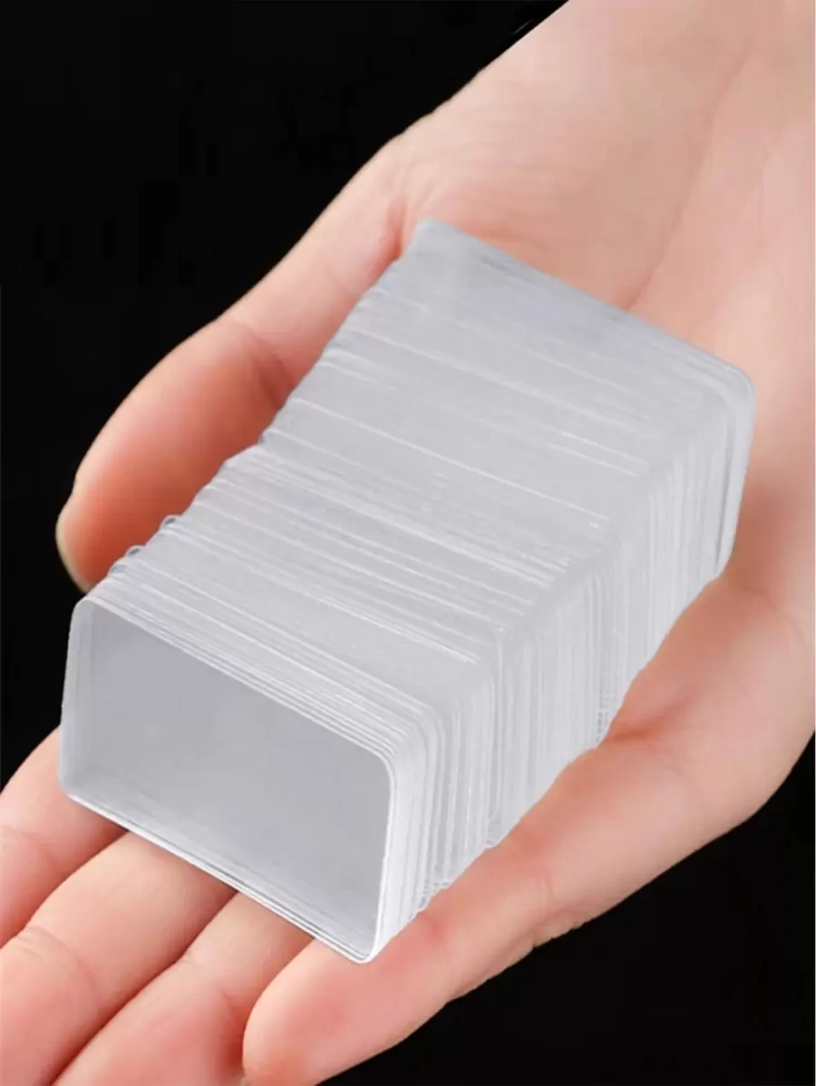 30/60/120 Pces Fita Dupla Face Acrílica Nano Impermeável Traceless Fita Adesiva Clara Para Colagem De Parede Doméstica, 5x1.8cm