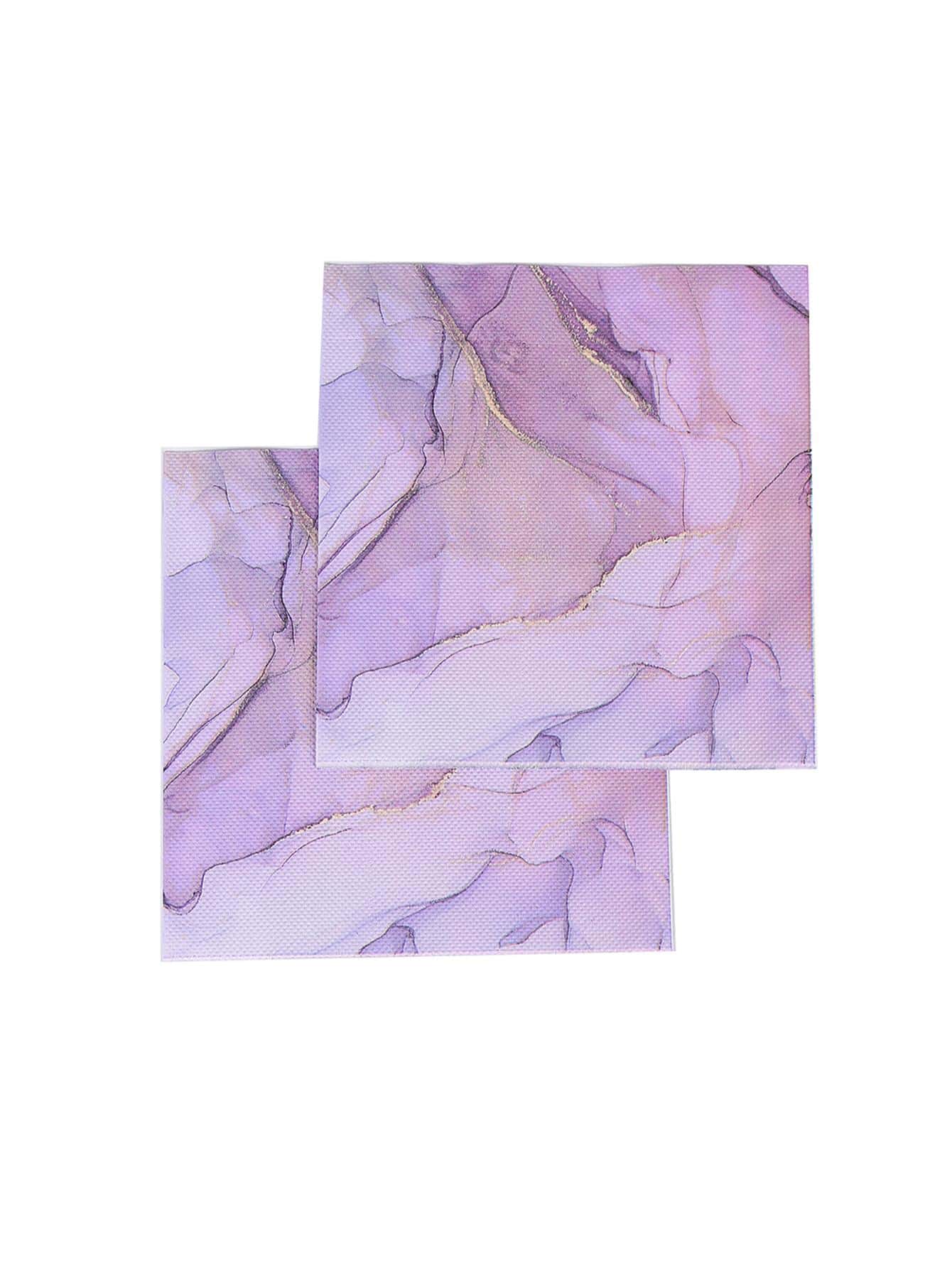 Serviettes en tissu, serviettes de table douces, serviettes réutilisables au motif marbré élégant avec bords ourlés, pour la maison, les fêtes, les mariages, 13 x 13 pouces, 20 pièces, Noël