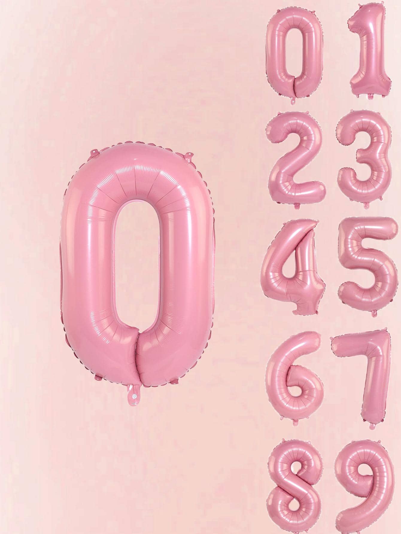 1pc Number Shaped Decorative Balloon,