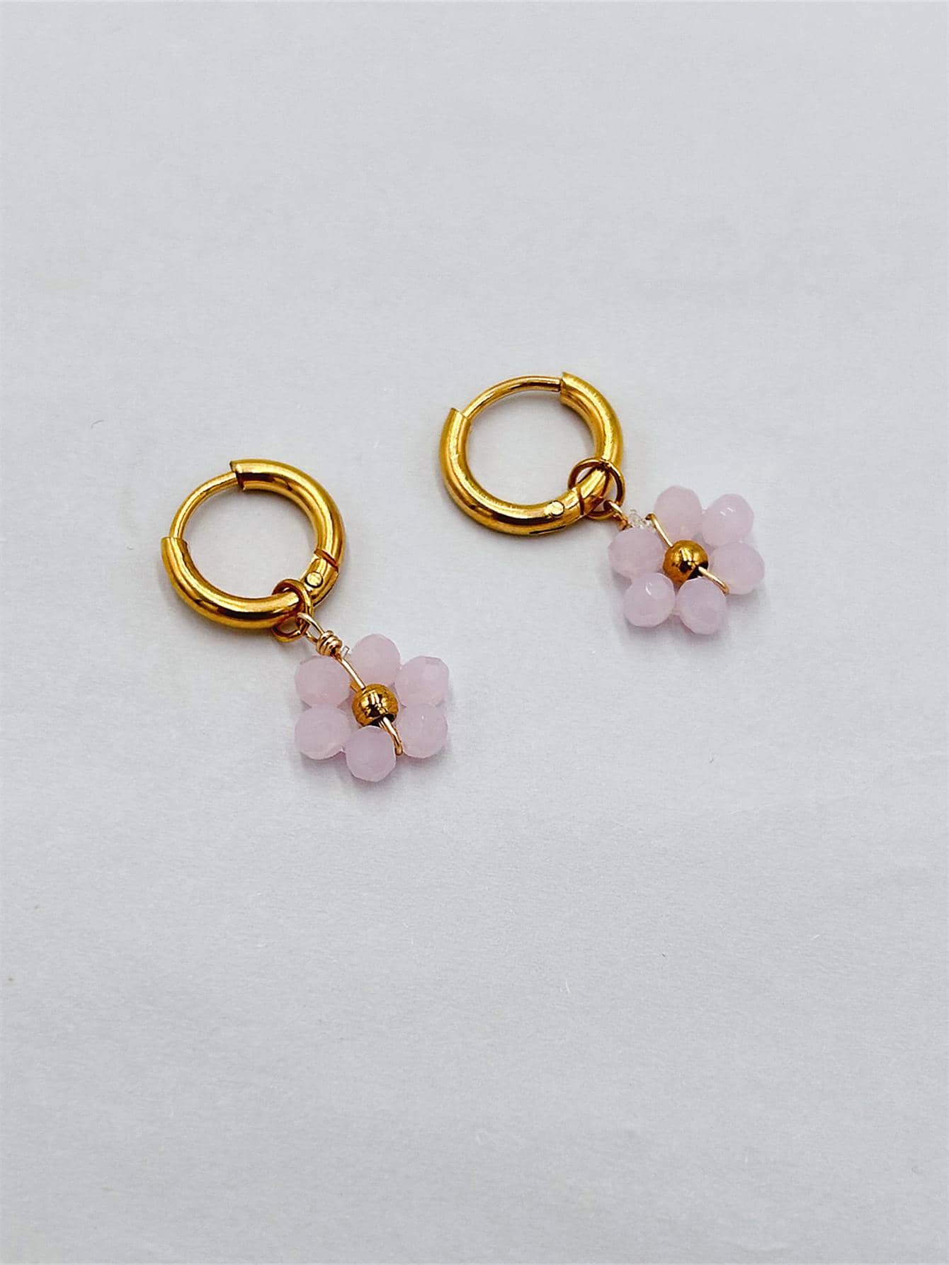 Boucles d'oreilles pendantes à fleurs pour la Saint-Valentin