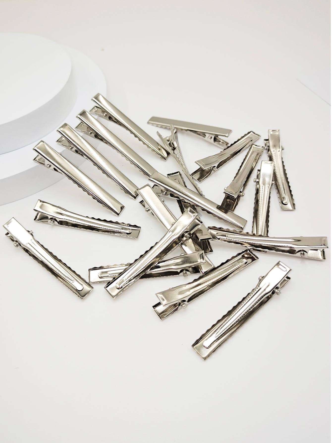 20pcs Women Solid Casual Alligator Hair Clip For Daily Life Street,Hair Accessories,Hair Barrettes Hair Clips Claw Clips Hair Claws