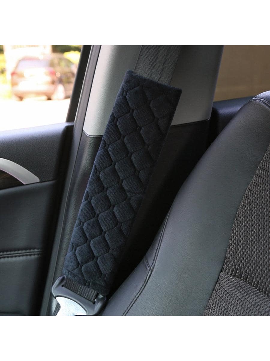 1pc Car Soft Plush Seat Belt Protector Universal Car Seat Belt Cover