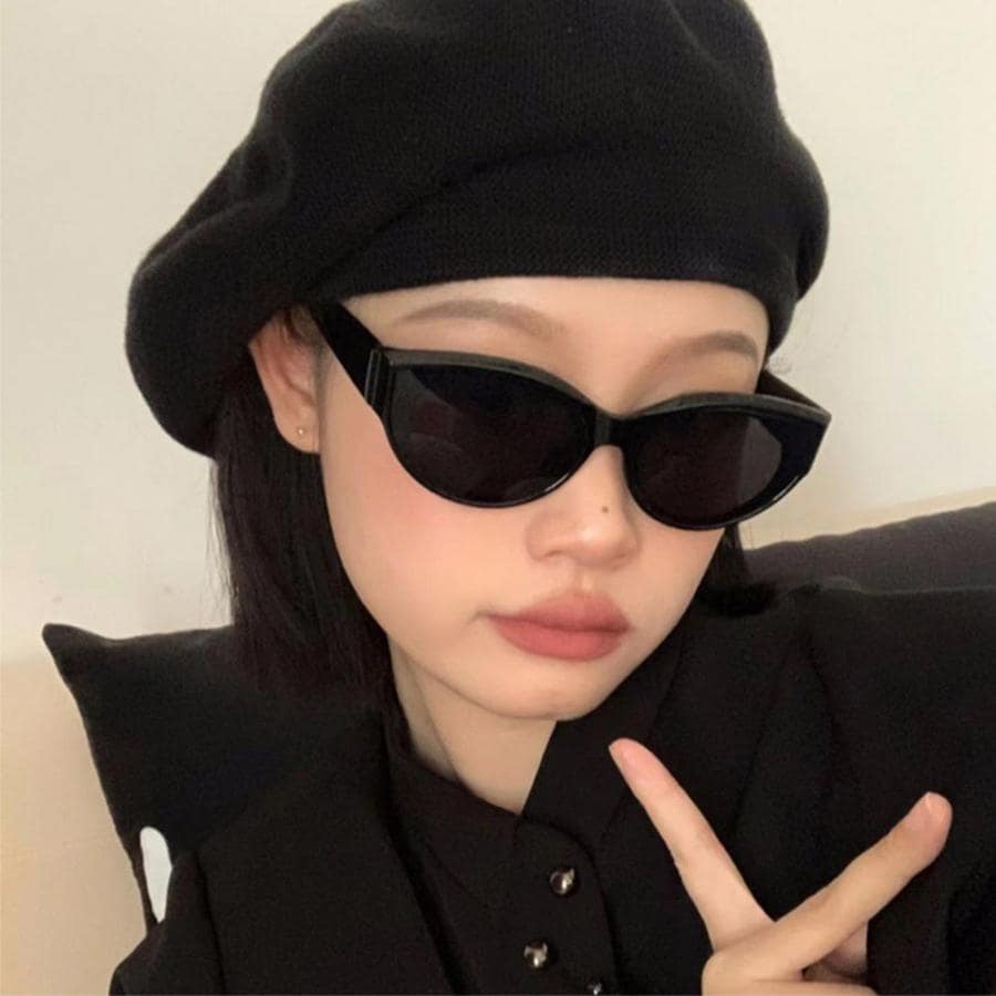 1pc Black Cat Eye Sunglasses For Back To School Sunglasses Beach Sun Glasses Beach Accessories For Women Sun Glasses Sunglasses Shades Basics And Suit For Sweater Jeans Sweatpants Hoodie Jackets Dress And Long Sleeve Shirt Fashionable Shade Elegant Outfit Family Outings Travel Vacation Holiday For Summer Beach Vacation,Outdoor,Travel