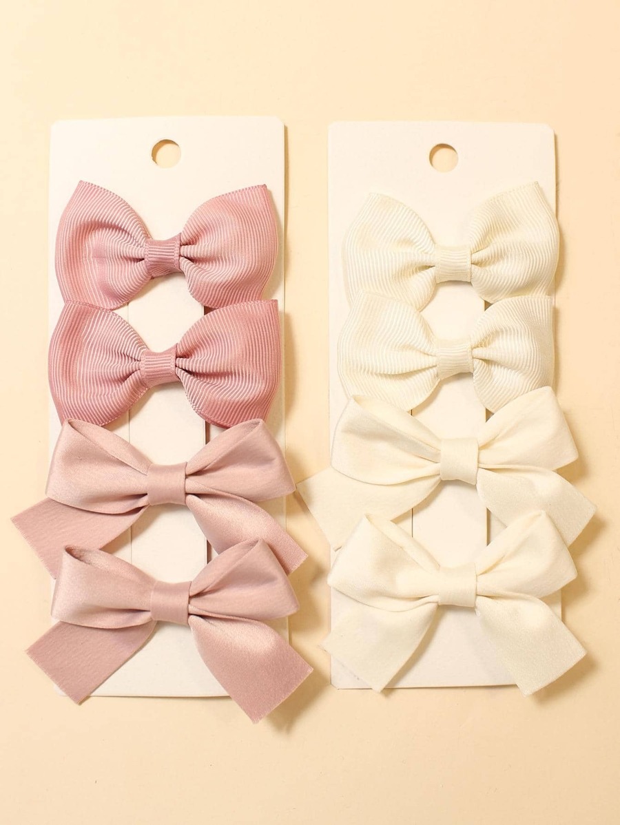 8 Peças Garotas Decoração De Arco Fofo Grampo De Cabelo De Jacaré Para Cabelo Decoração