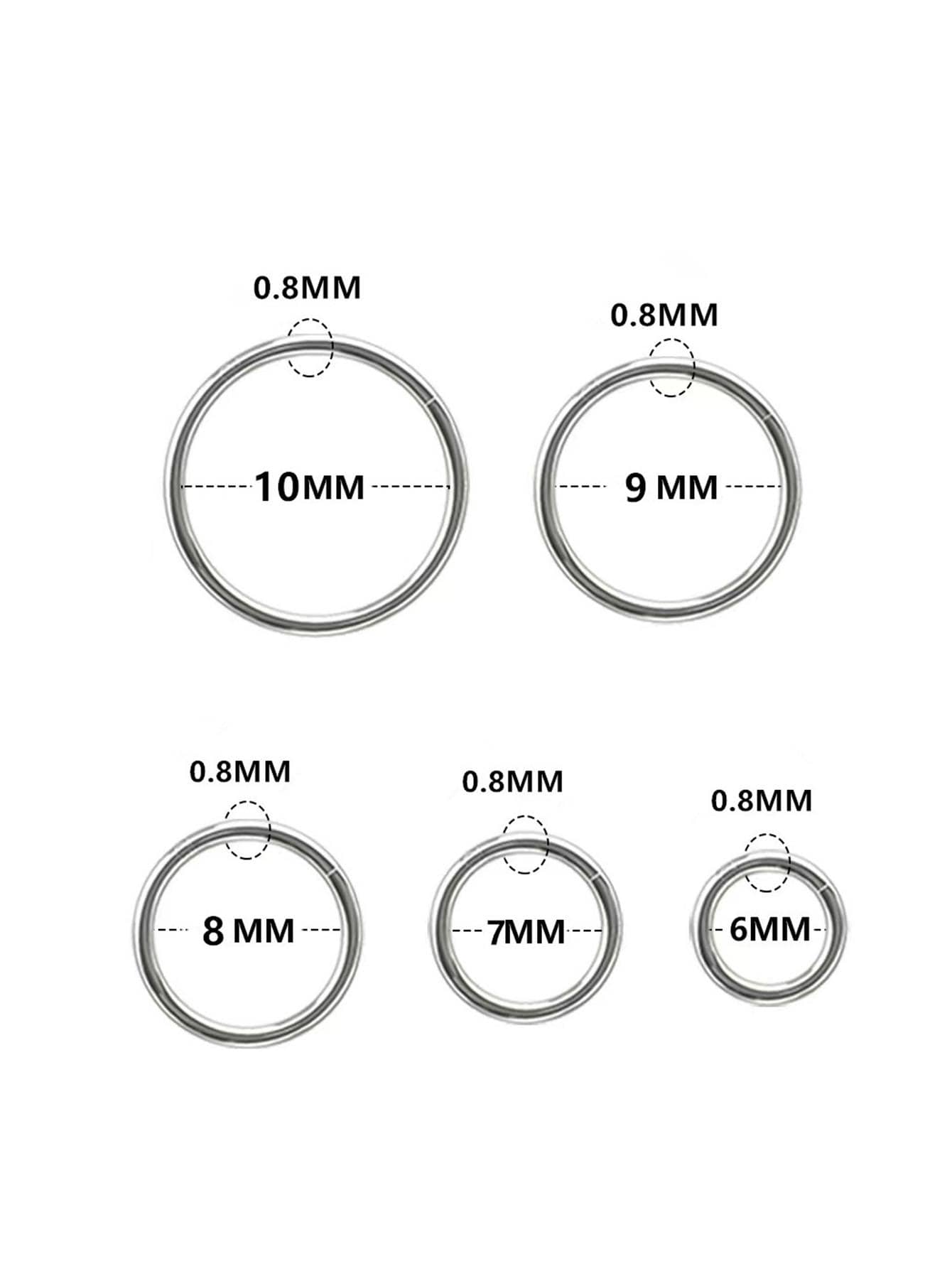 Roestvrijstalen neusring piercingsieraden
