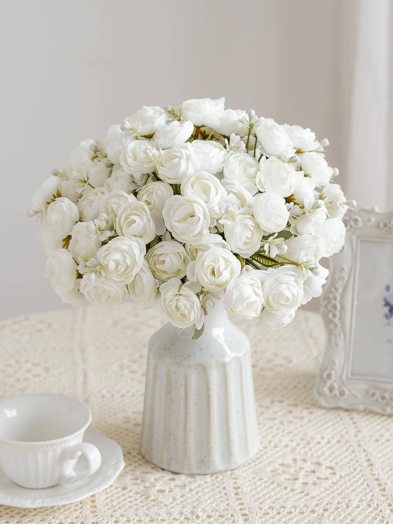 1/3 Bunches Artificial Flowers Faux Flower Bouquet Silk Peony Flowers For Wedding Party Decor,Fake Plants,Spring Fall Winter Decor,Room,Desk,Garden Decor,Room Decoration Stuff