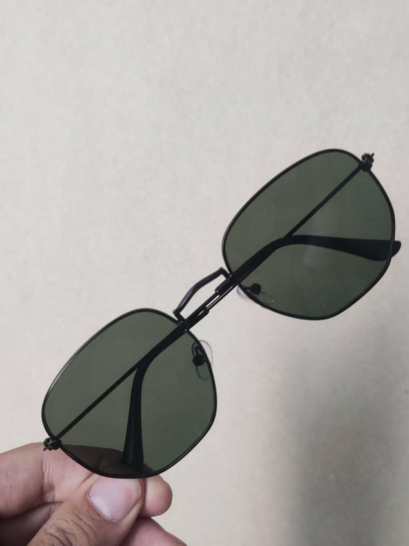Óculos De Sol Hexagonal Quadrado Masculino Feminino Oculos Vintage