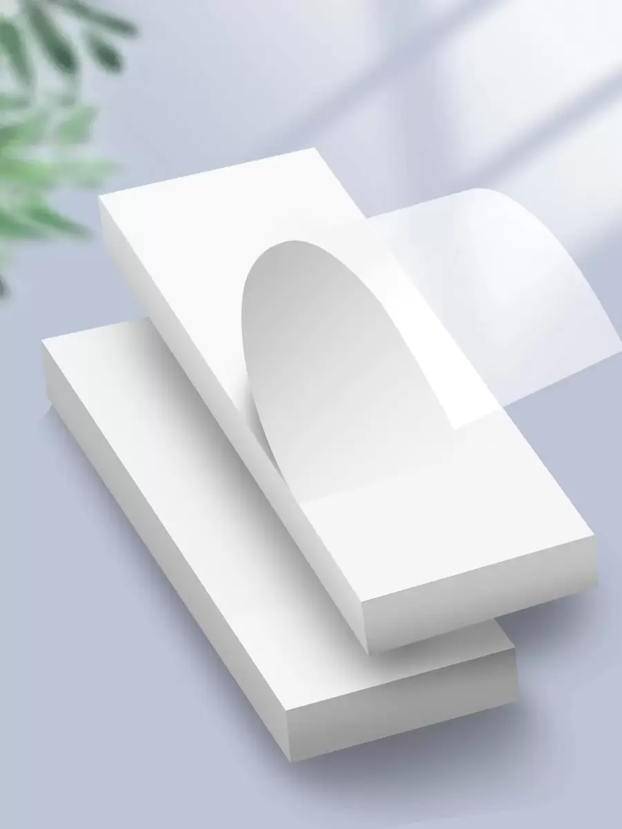 PET Transparent Waterproof Creative Personalized Sticky Notes 2pcs/10pcs/20pcs Back To School