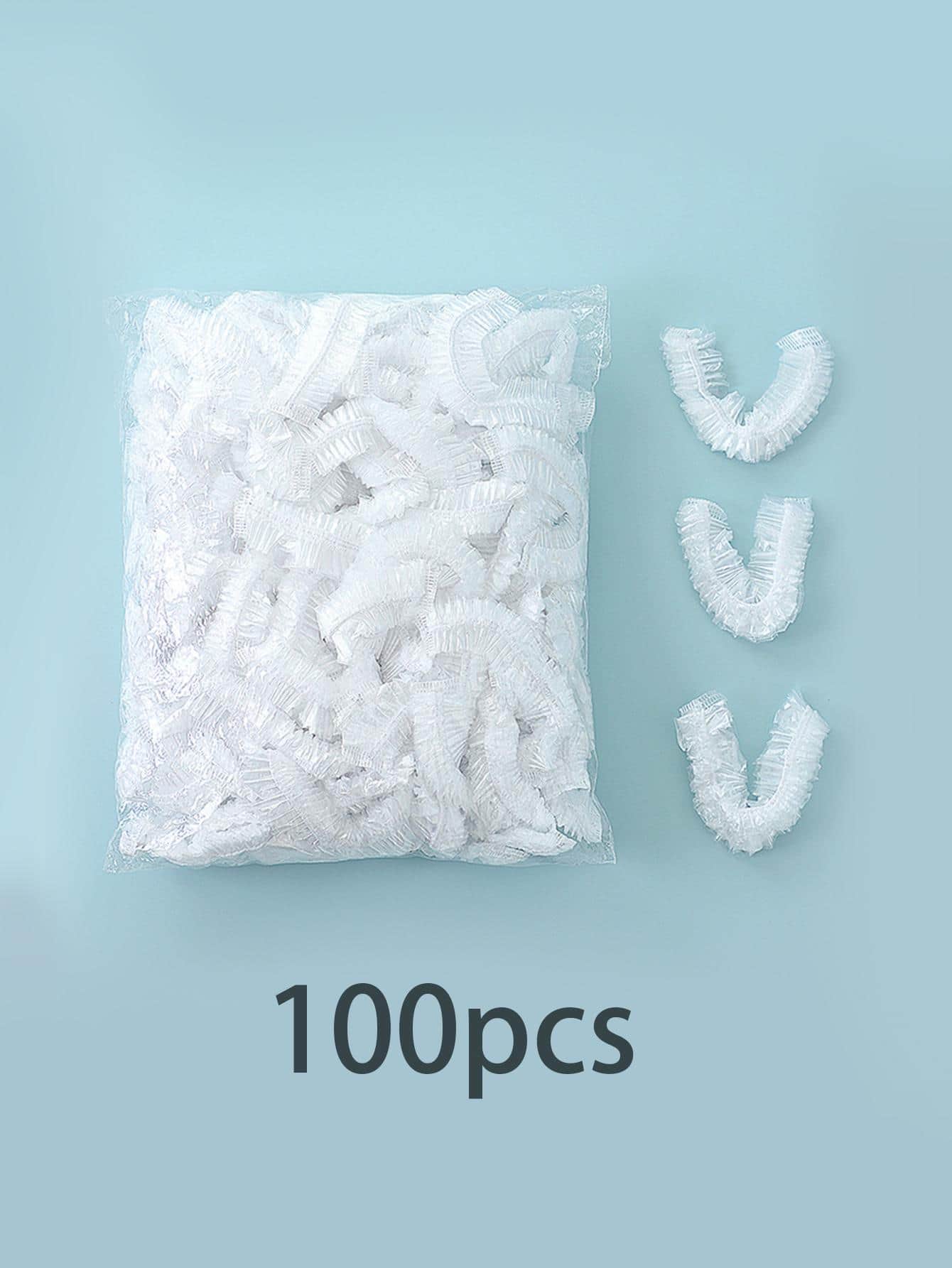 100pcs Disposable Preservation Cover, Leftover Food Preservation Film, Sealing Cover, Refrigerator, Food Preservation, Tableware, Dustproof Cover