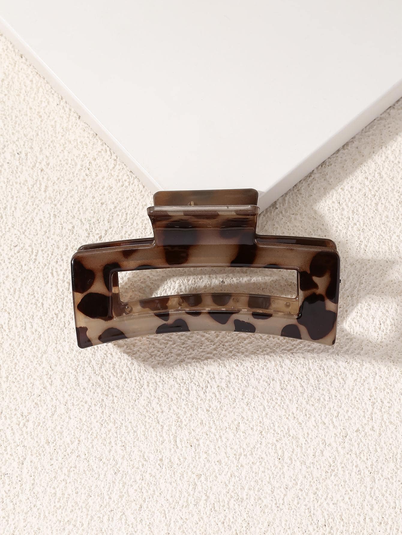 1 Peça Presilha de Cabelo Quadrada de Moda com Estampa de Leopardo para Decoração de Cabelo, Presilha de Rua, Presilhas de Cabelo, Grampo de Cabelo, Clipe de Cabelo, Acessório de Cabelo, Material Escolar, Faculdade