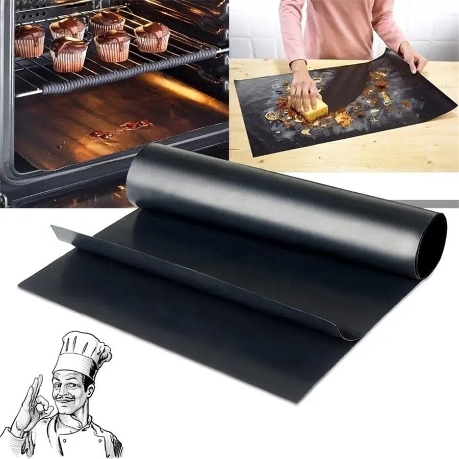 1/2/4 pièces Tapis de cuisson réutilisables et antiadhésifs de 33 x 40 cm - 0,2 mm, cuisinez comme un pro