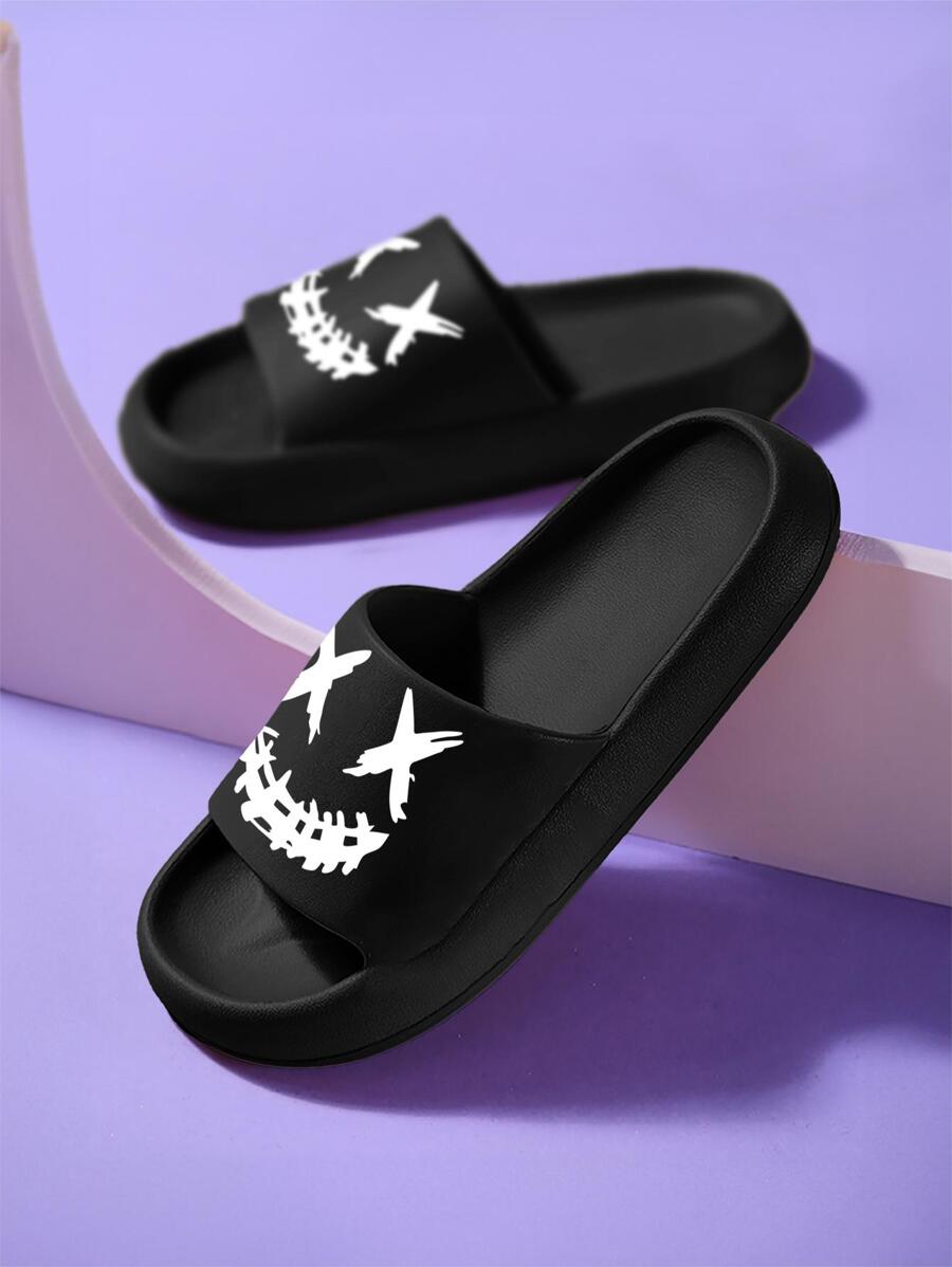 XX Men's Fashionable Pattern Printed Indoor Outdoor Casual Slipper, Comfortable And Versatile