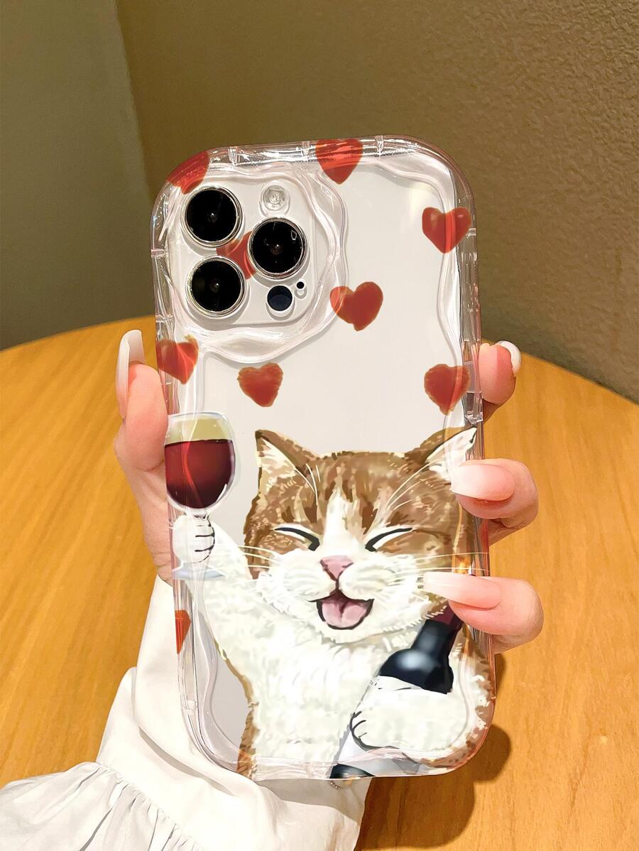 Cartoon Cat Pattern Phone Case