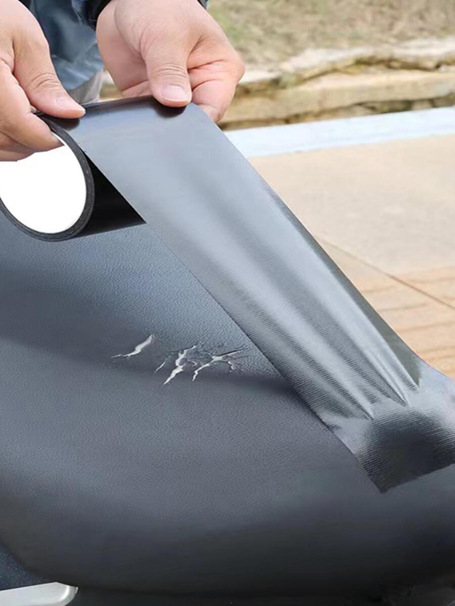 1pc Random Leather Repair Patch, Self-Adhesive, Waterproof, Abrasion-Resistant For Sofa Seats, Furniture Upholstery, Electric Bike/Scooter Seats Renovation Back To School