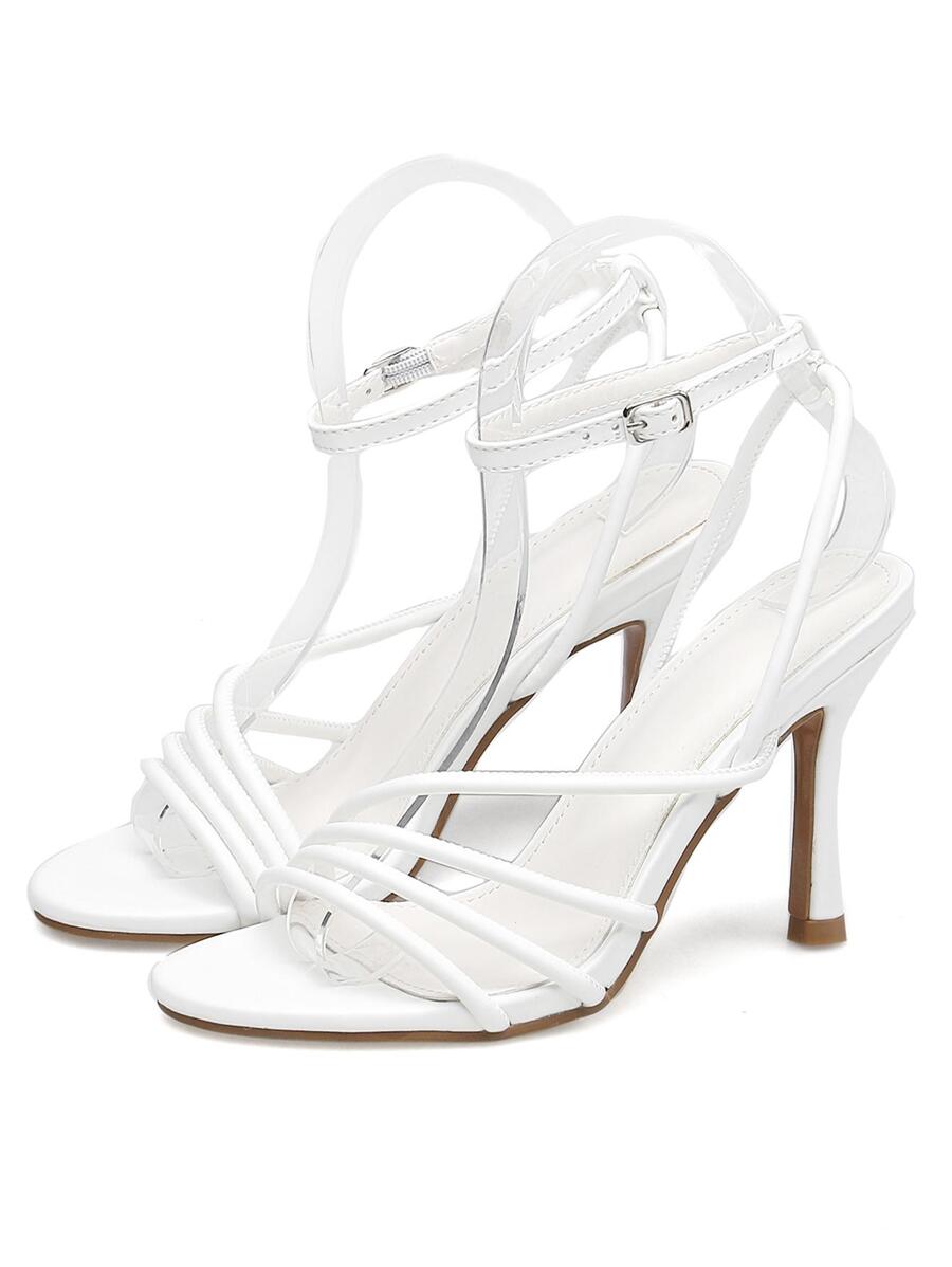 Crossed Thin Straps High Heels For Women, 2023 Summer New Open-toe Fashionable Sandals Women's Shoes