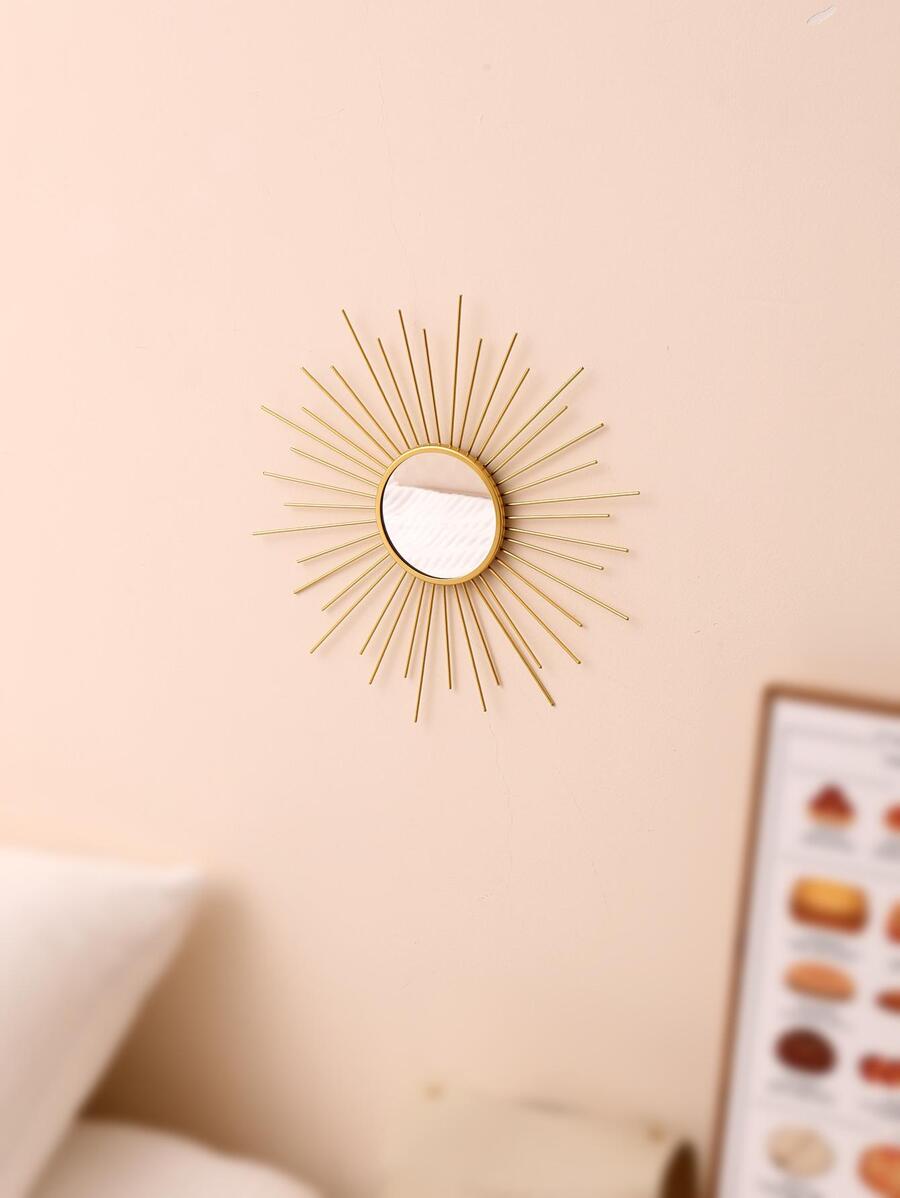 1 pieza Decoración de pared en forma de sol, decoración del hogar, decoración de la habitación, decoración de la pared