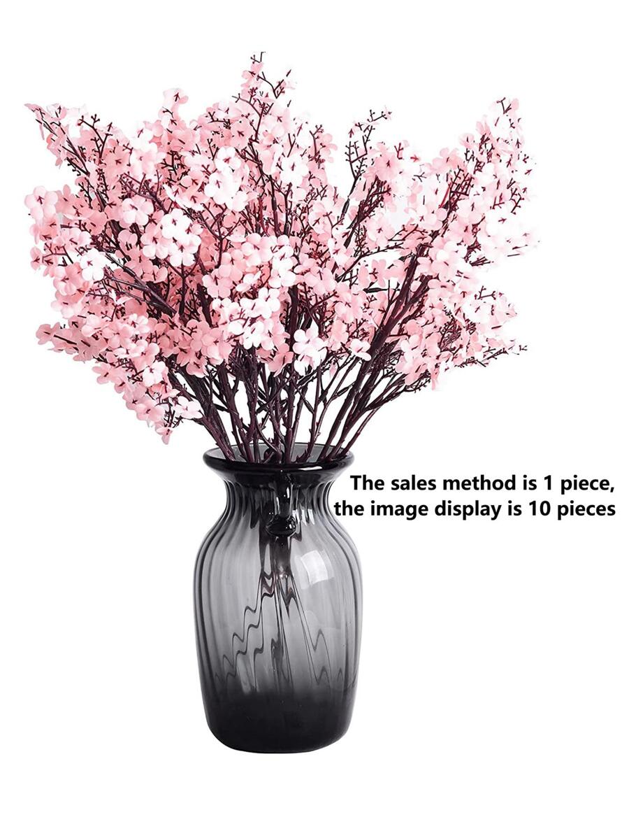 1PC/6PCS Artificial Flower Bouquet Babysbreath Wedding Decoration, Fake Plants Room Decor Fall Decor Fake Flowers Garden Autumn Decor Centerpieces Home Vase Decoration, Dining Room, Bedroom, Bathroom Decoration, Valentine's Day, New Year Decoration, Outdoor Garden Flower Arrangement, Shooting Props, Windowsill Flower Arrangement, Valentine Day, Gift Gifts Birthday Graduation,Garden Decor,Outdoor Plant,Gardening,Fake Flowers