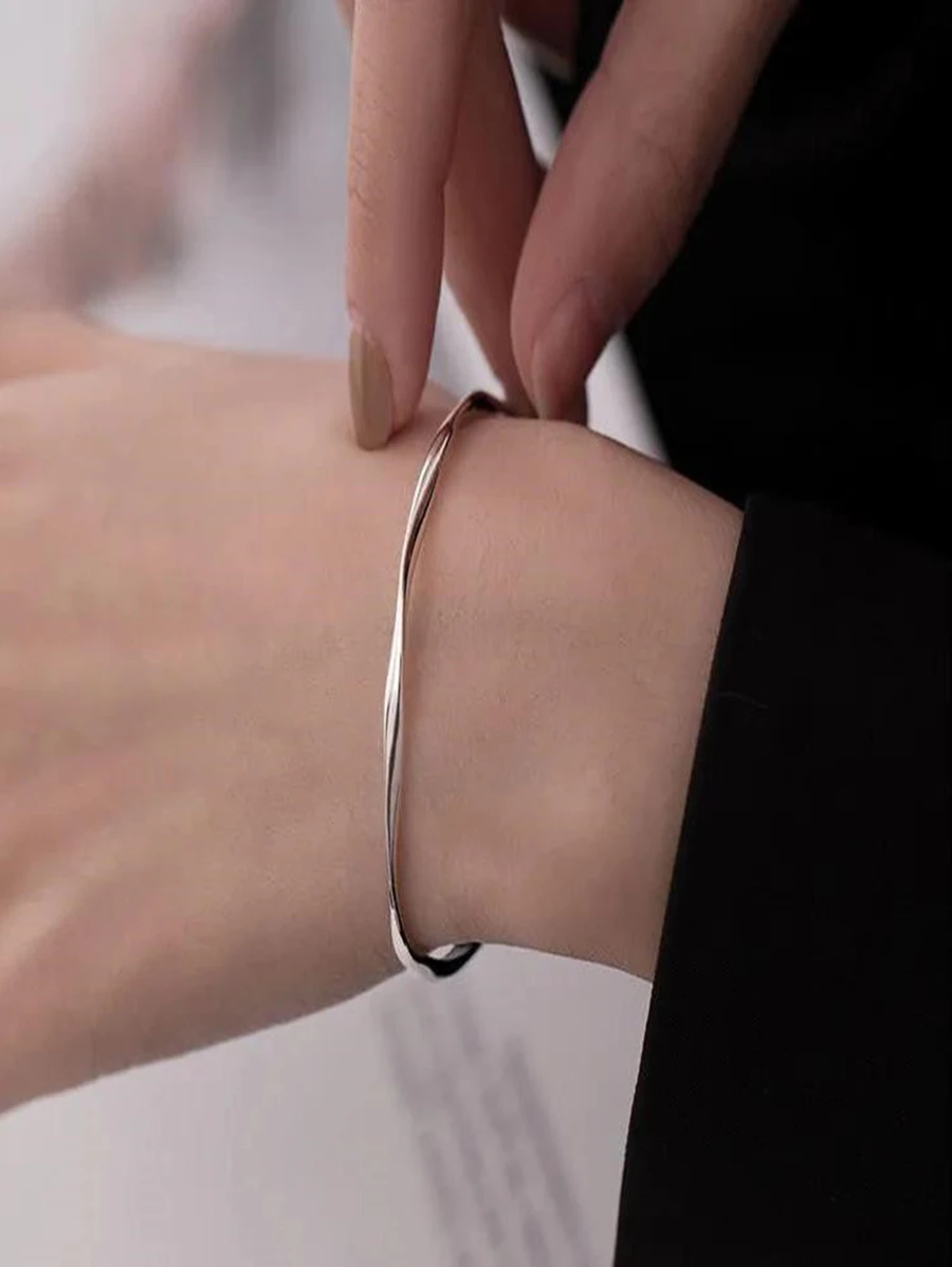 Bracelet Ruban Pour Femme , Minimaliste & À La Mode , Style Ins , Haut De Gamme Sentiment , Design Unique Pour Meilleurs Amis