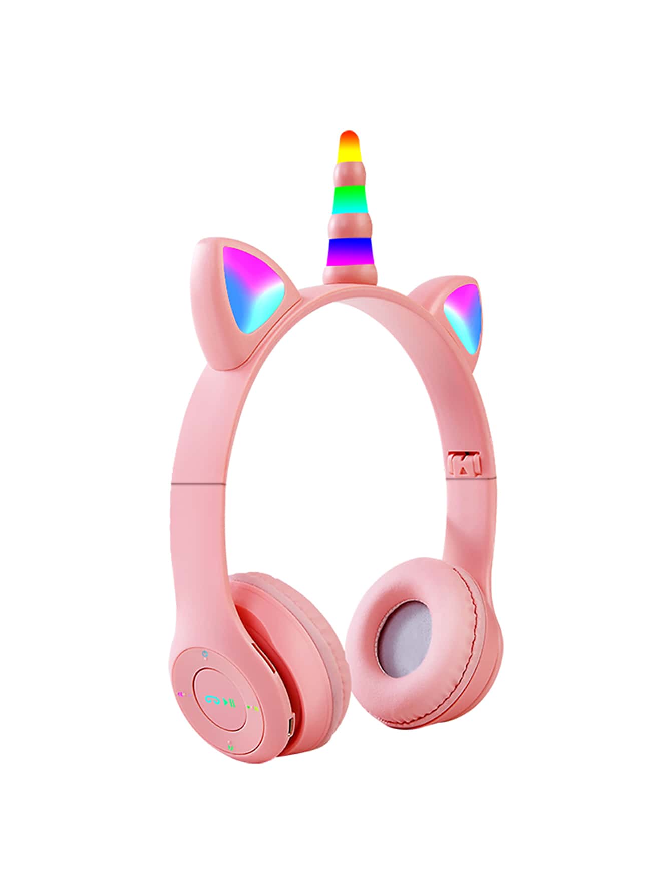 J47 auriculares Bluetooth inalámbricos tarjeta plegable auriculares estereofónicos auriculares inalámbricos lindos auriculares infantiles unicornio