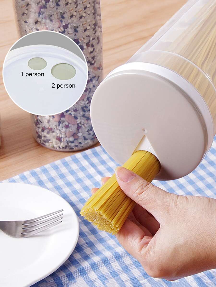 1pc Noodle Storage Box Grain And Hanging Noodle Organizer Container