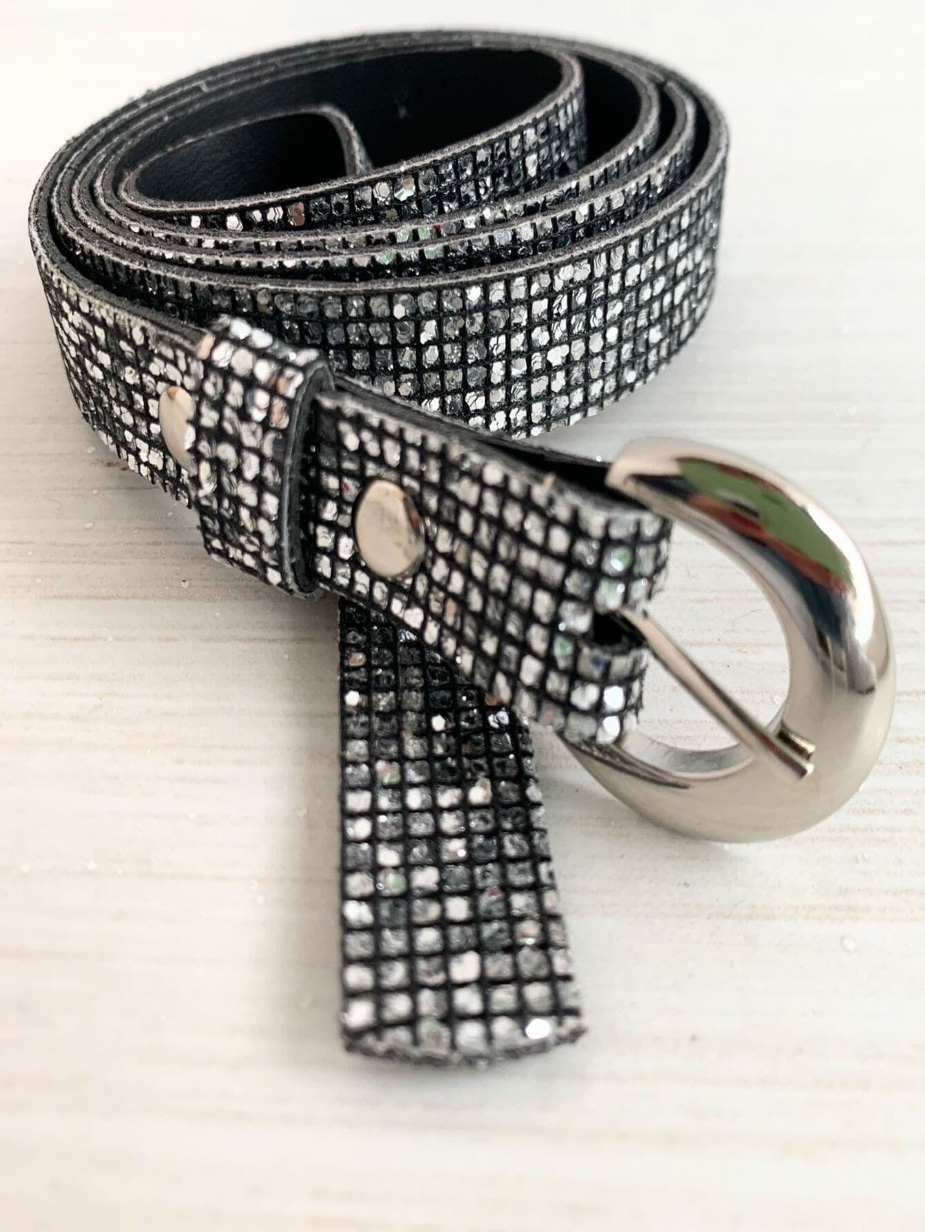 Cinto feminino bia glitter bril