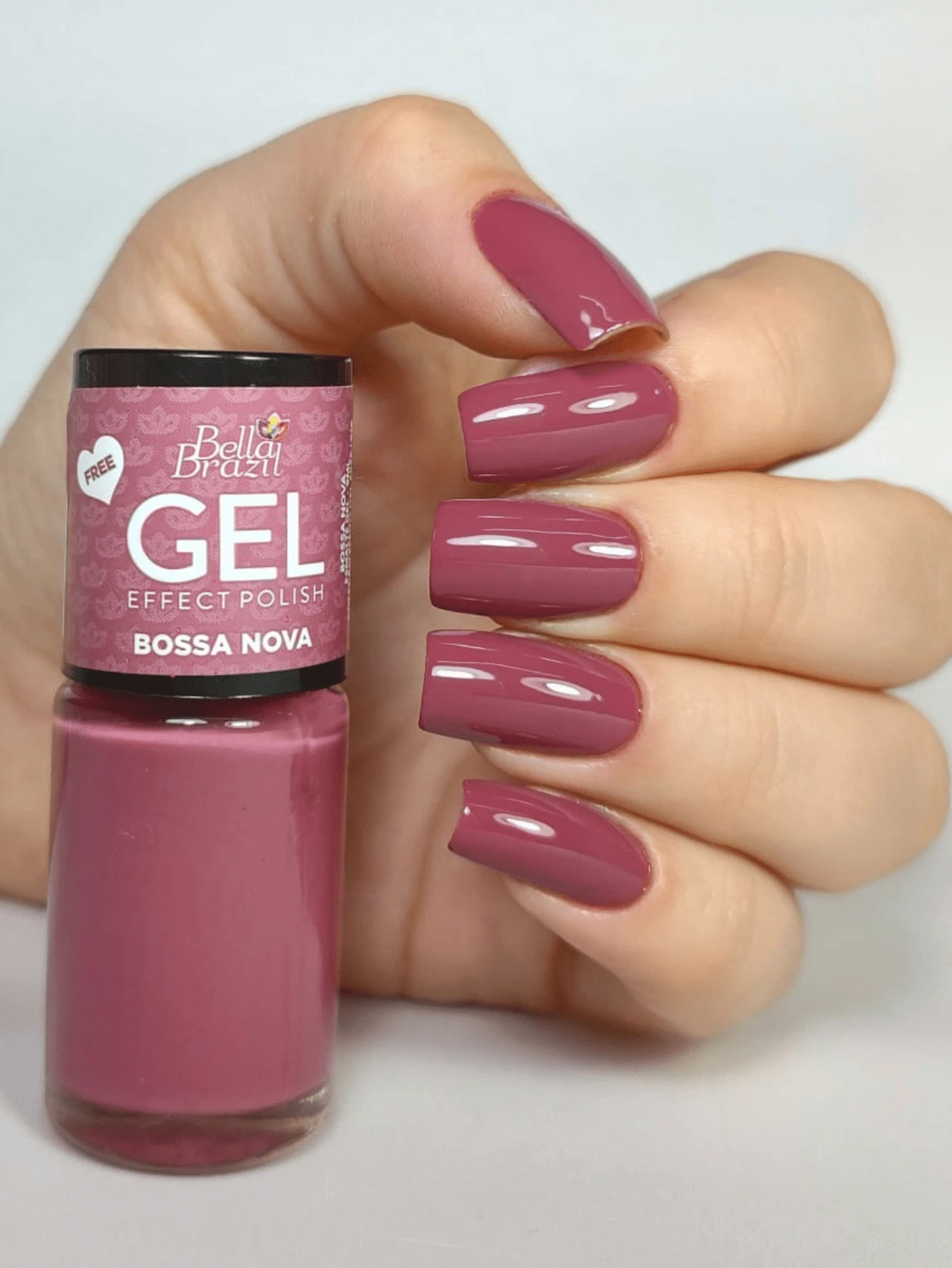 Esmalte Efeito Gel Bossa Nova 9ml seca sem cabine Bella Brazil Festa Junina