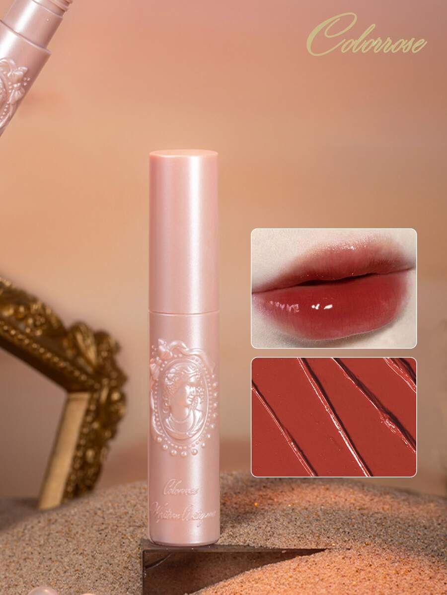 COLORROSE Mirror Water Lip Gloss, Glass Lip Gloss, Diamond Lip Plumper Gloss, Moisturizing Liquid Lipstick, Daily Makeup Cosmetic