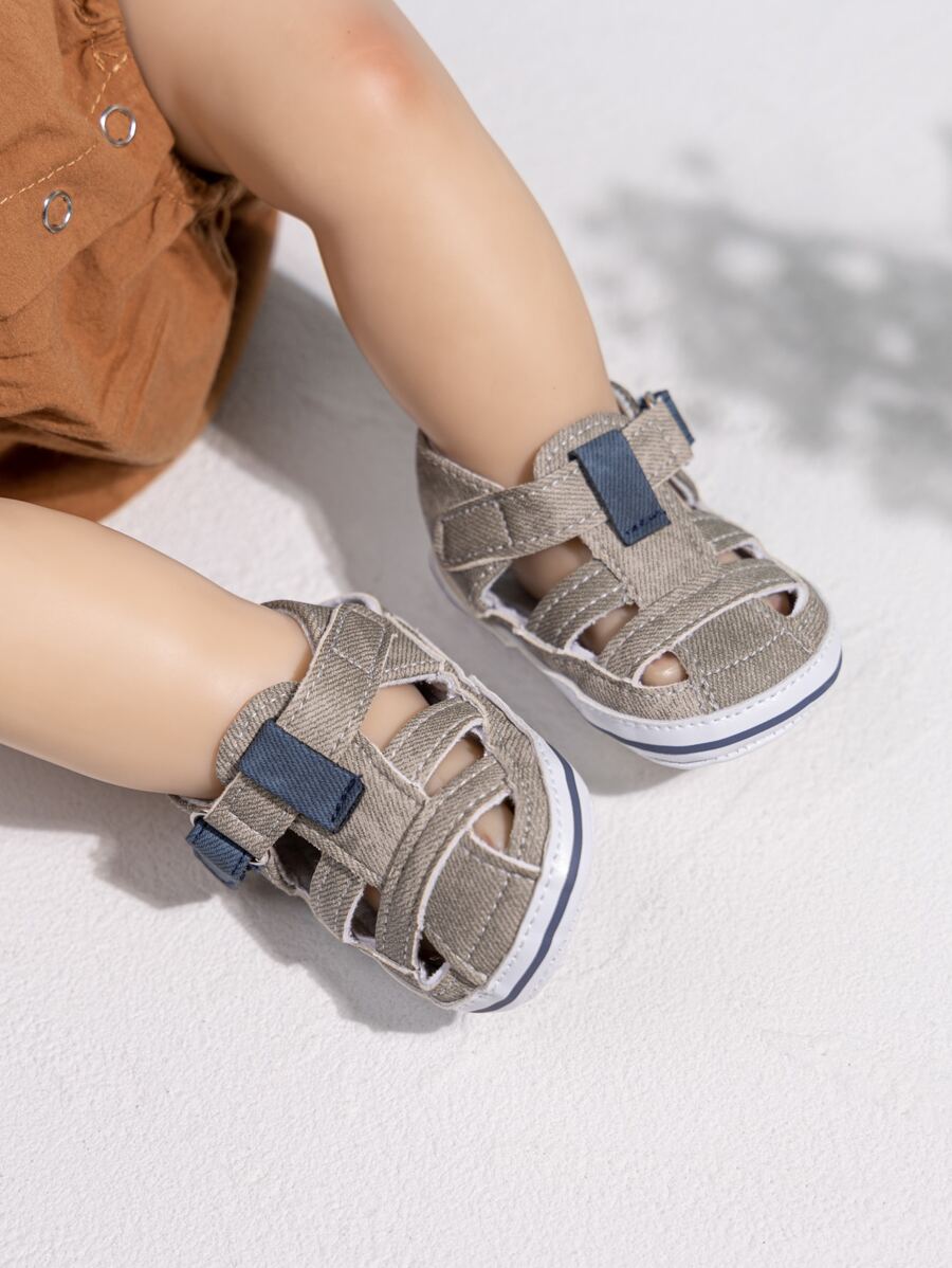 Baby Girls Boys Sandals Summer Flowers Shoe Rubber Sole PU Leather Mesh Infant Toddler First Walkers Princess Dress Outdoor Shoes