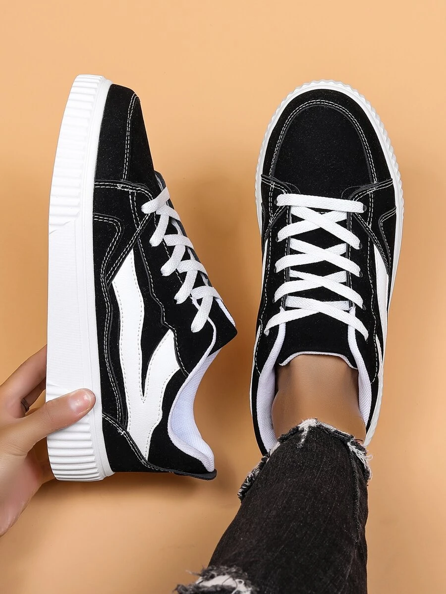 Männer Retro Farbblock, lässig Sneakers , All-Match Outdoor Fashion Schuhe