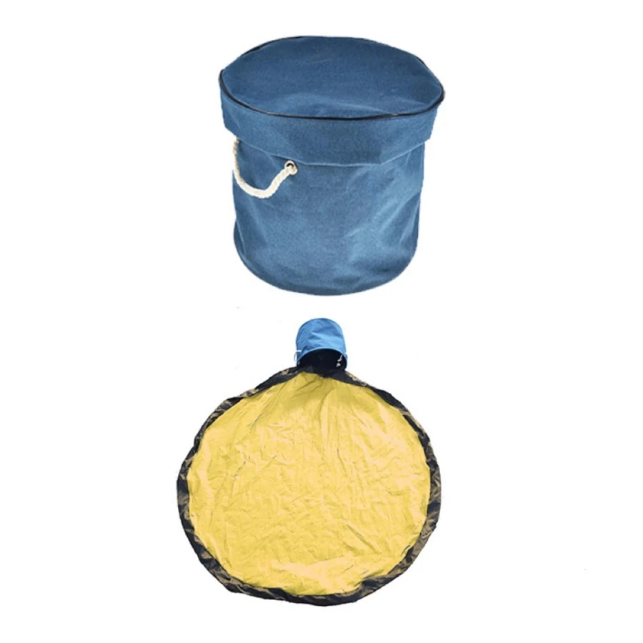 1 pieza plegable desmontable de gran capacidad Juguete Bolsa de almacenaje Cesta de almacenamiento de escritorio para varios doméstico incluido sucio ropa , aperitivos , Papelería ,