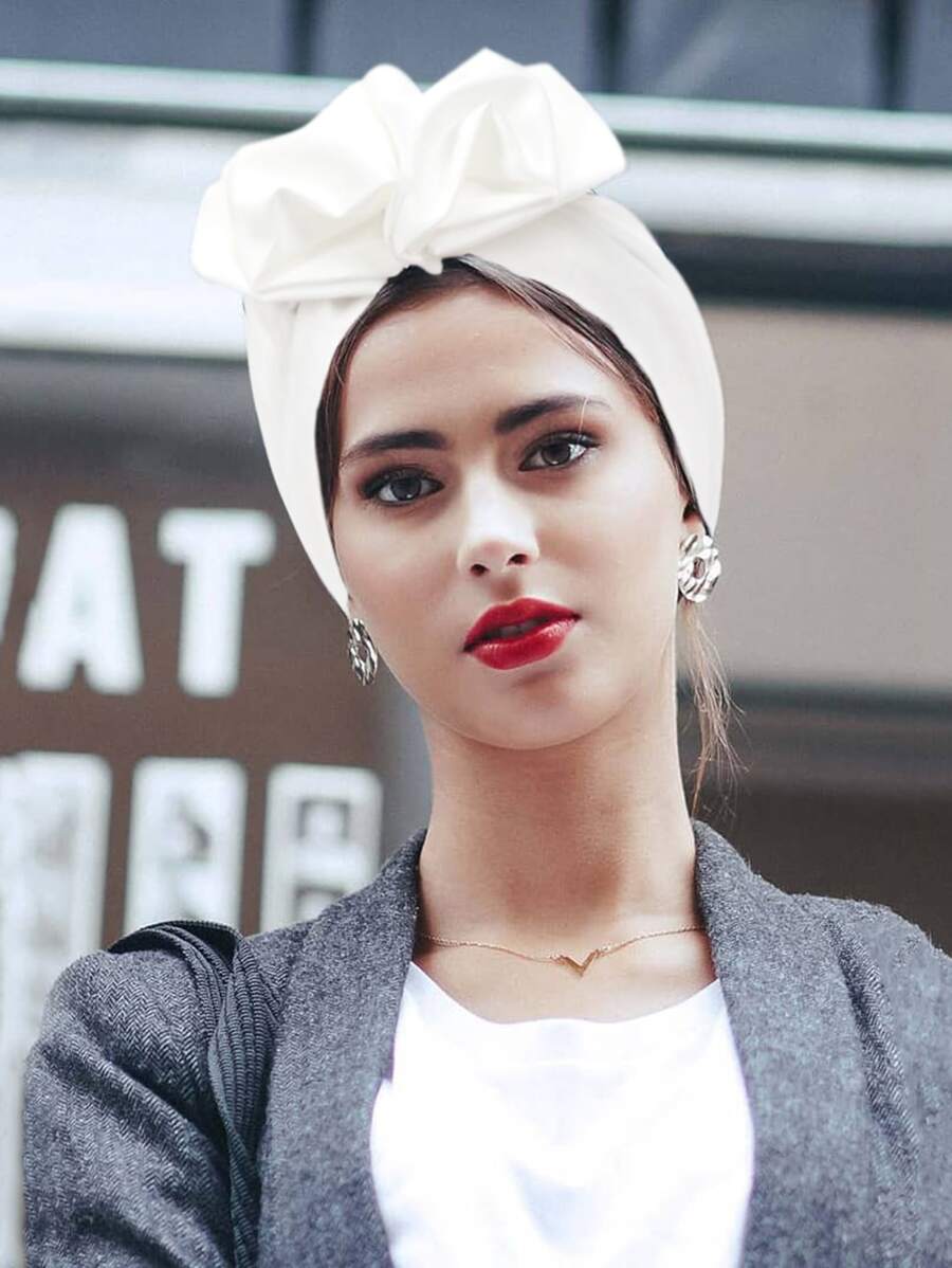 Nova chegada faixa de cabelo feminina Fashion com estampa floral retrô, perfeito para uso casual, maquiagem, atividades ao ar livre e viagens Bonnet Hair Bonnet Turban