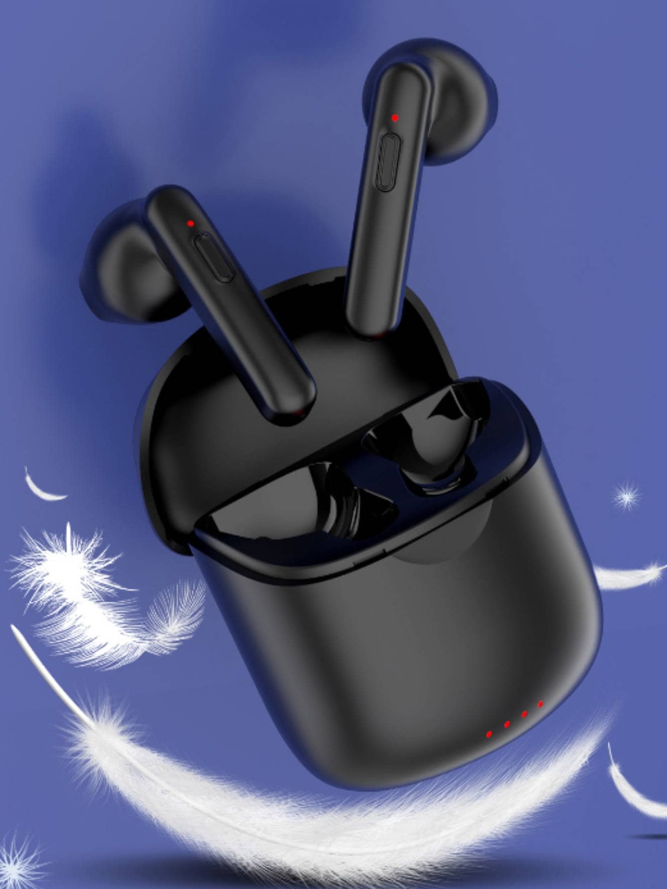 Wireless 5.3 Earbuds Waterproof Headset Noise-Proof IPX4 Waterproof Earphones Long Battery Headphones With Wireless Charging Case Compatible With IPhone Android