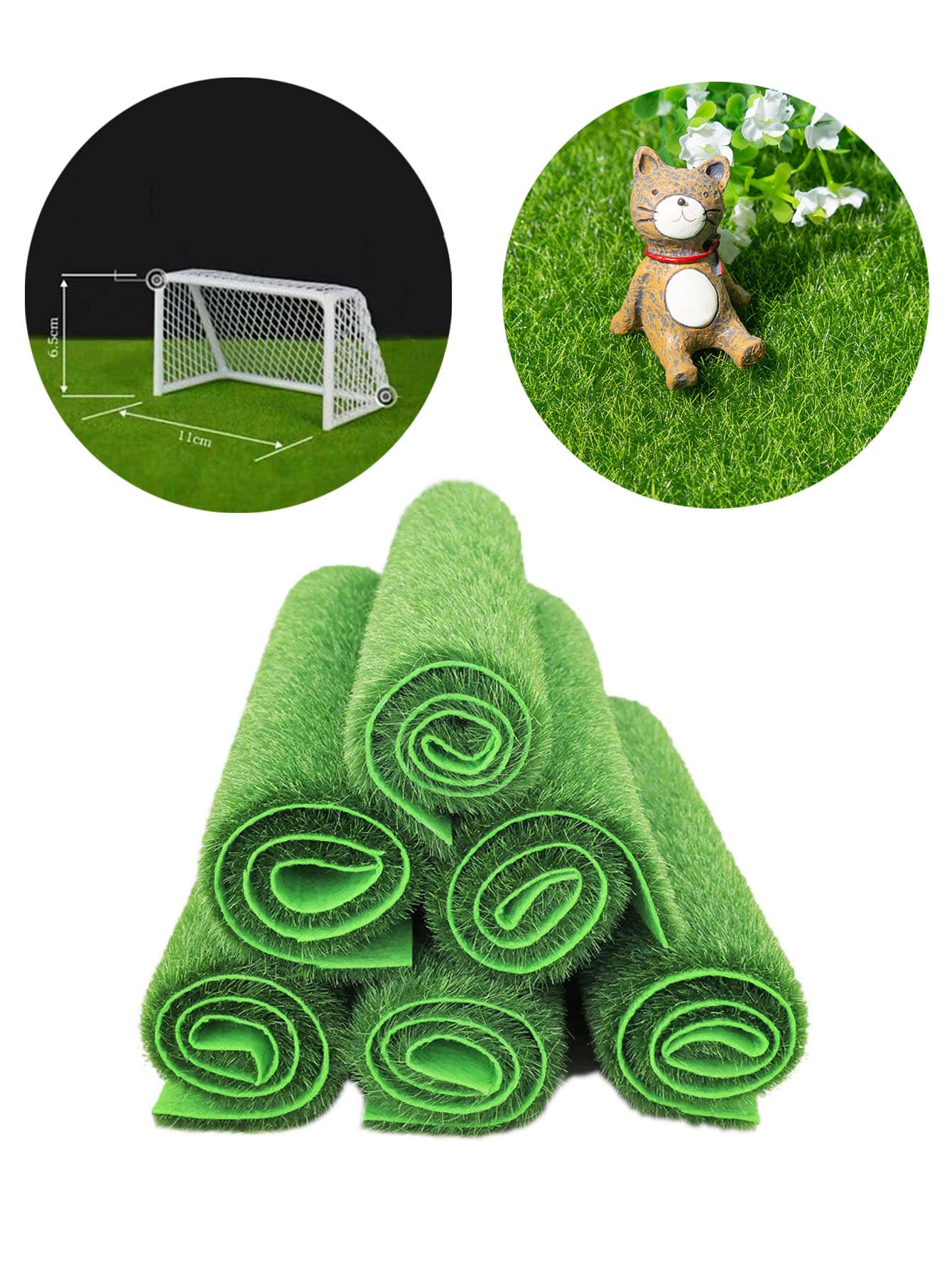 1pc Artificial Lawn Diy Gardening Synthetic Grass Mat