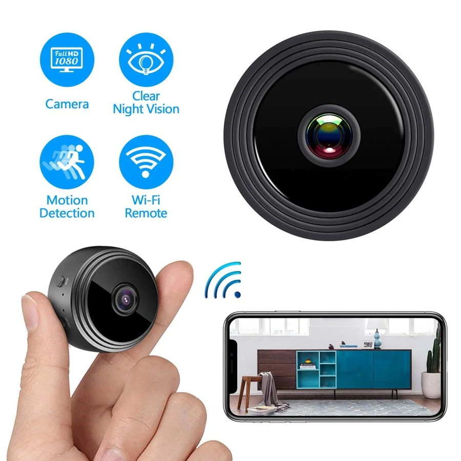Mini Wireless Wifi Camera Mini Dv Home Indoor Camera Recorder Monitor Camera With Motion Detection High Definition Surveillance Camera, Battery Powered A9 Mini Camera, Small Camera For Home Monitoring And Recording, Indoor Security Camera, With Rechargeable Battery That Lasts About 40 Minutes When Fully Charged. It Can Be Plugged Into A Mobile Power Supply For Power Supply. Vga Main Control, 300,000 Pixels, No Night Vision Function, Suitable For Daytime Use Or Use Under Light.
