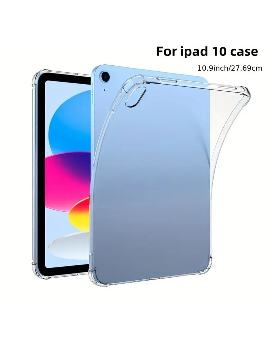 1 pièce Étui de protection pour tablette iPad, entièrement transparent et à hauteur élevée, anti-chute, convenant aux modèles Apple iPad Mini 4/5/6/Mini 7/9.7/10.2/10.5/Air 4/Air 5/10e/10.9/Pro 11 pouces/Air 11 (M2)/Pro 11 (M4)/2024/iPad Air 13 (M3 2025)/iPad Air 11 pouces (M3) 2025/iPad (A16) 11 pouces 11e génération 2025, coque arrière transparente pour le DIY