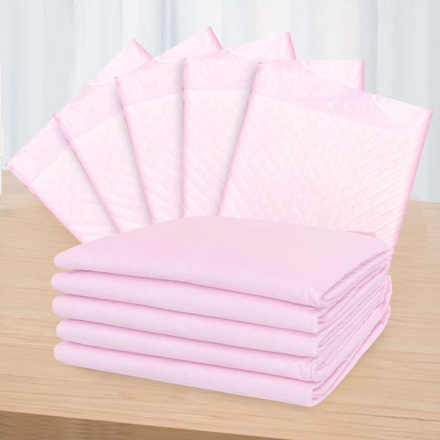 5pcs Disposable 13 X 18 Inch Ultra Absorbent Changing Pad Baby Shower Family Decorations Gifts