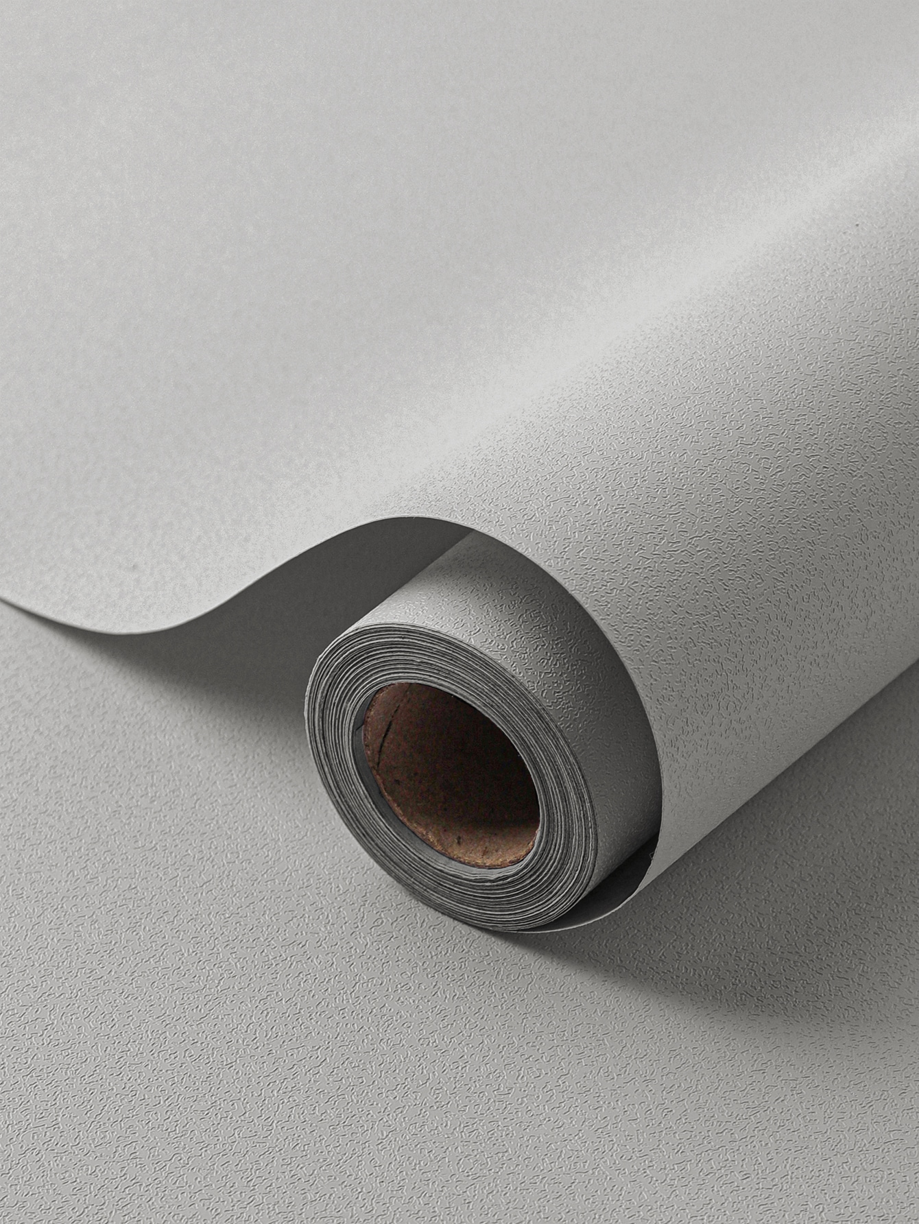 1 Roll Light Grey Selfadhesive Wallpaper In Nordic Style Made Of