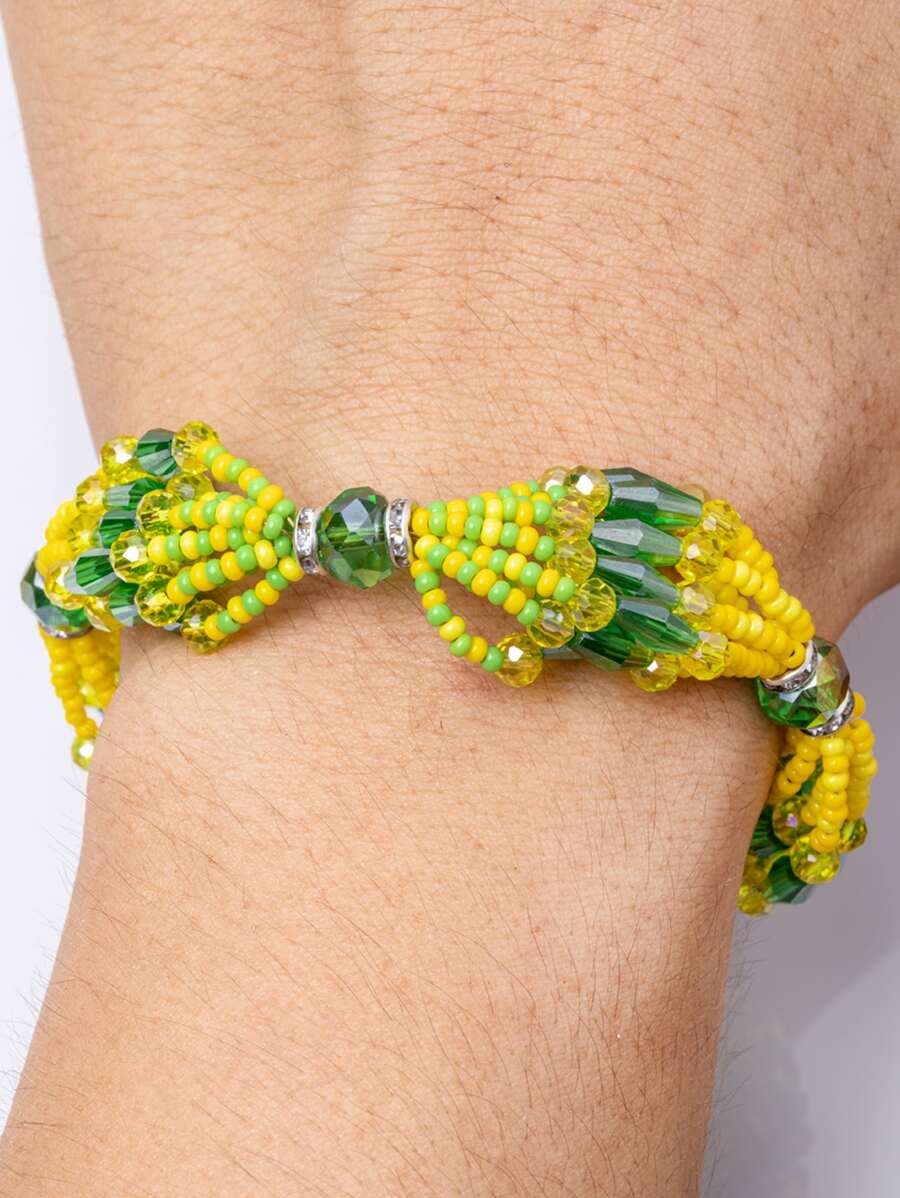 Pulsera Ilde De Orula 8 Hilos Cristal