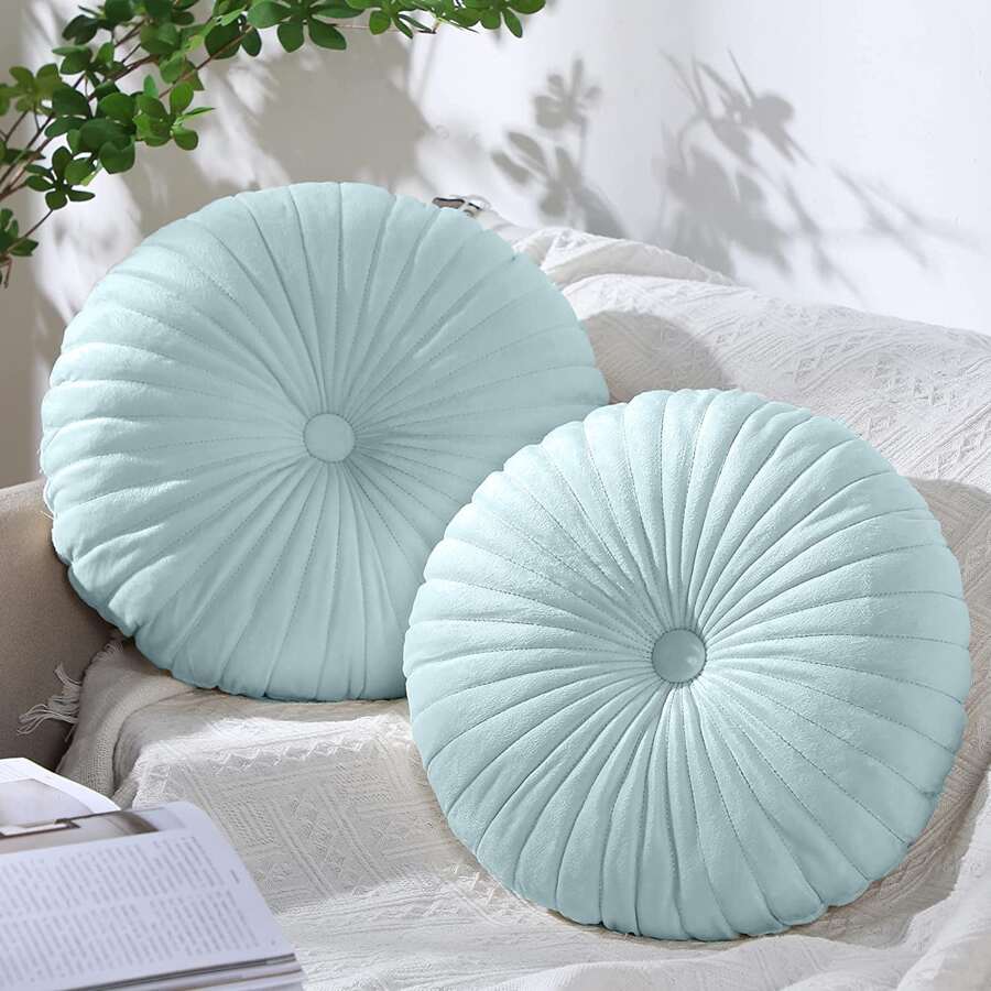 1 pièce Rond Coussin De Siège Citrouille Coussins Unicolore