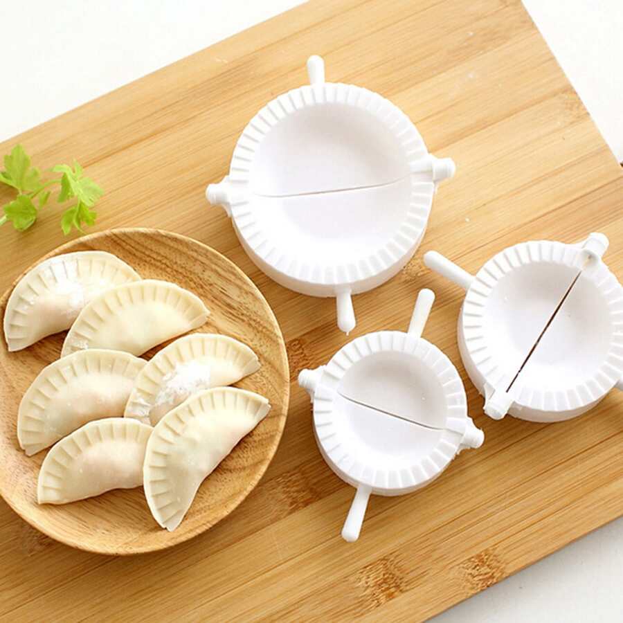 3 Stücke/Set Manuell Knödelmacher Teig Drücken Sie Verpackung Schneider mit Zoll Durchmesser für Herstellung Knödel , , Ravioli , , Küchengeräte