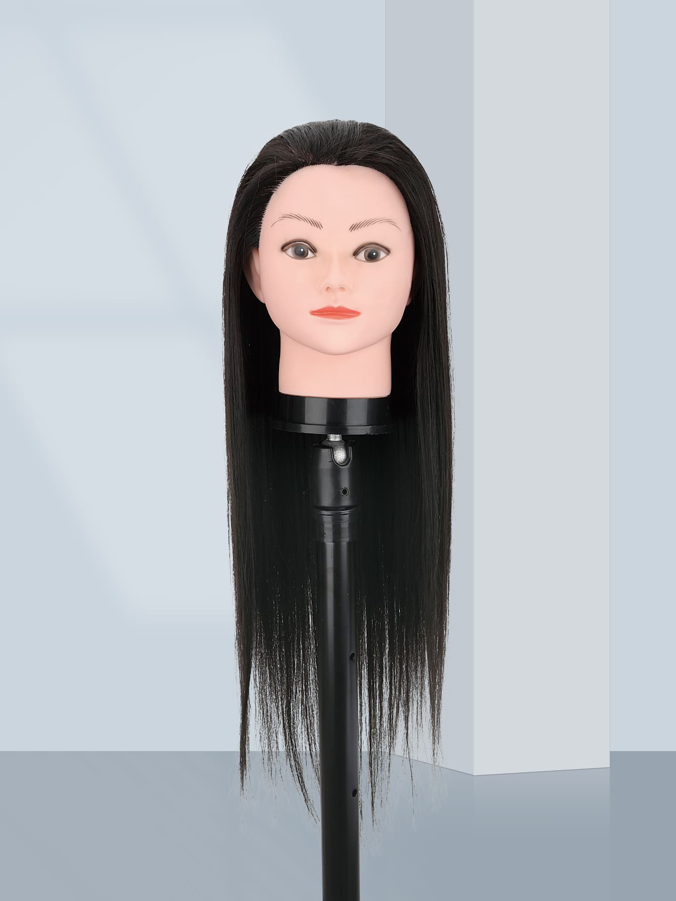Cabeza de maniquí con pelo Muñeca cosmetología Cabeza de maniquí ...