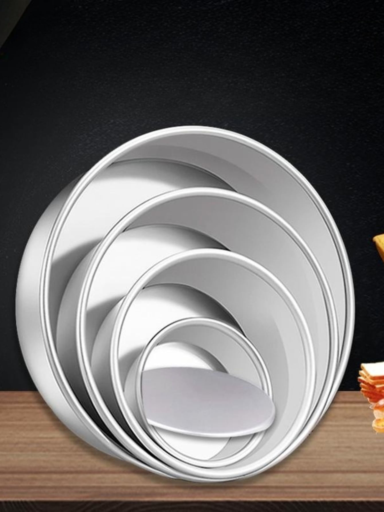 1pc Removable Bottom Cake Pan DIY Baking Tool Pudding Cake Mold