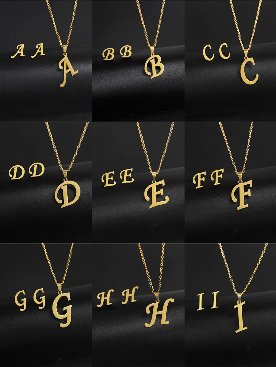 3 Stücke Campus Stil Damen Halskette Ohrringe 26 Schmuck Set Geeignet für Geschenk Party Verwenden