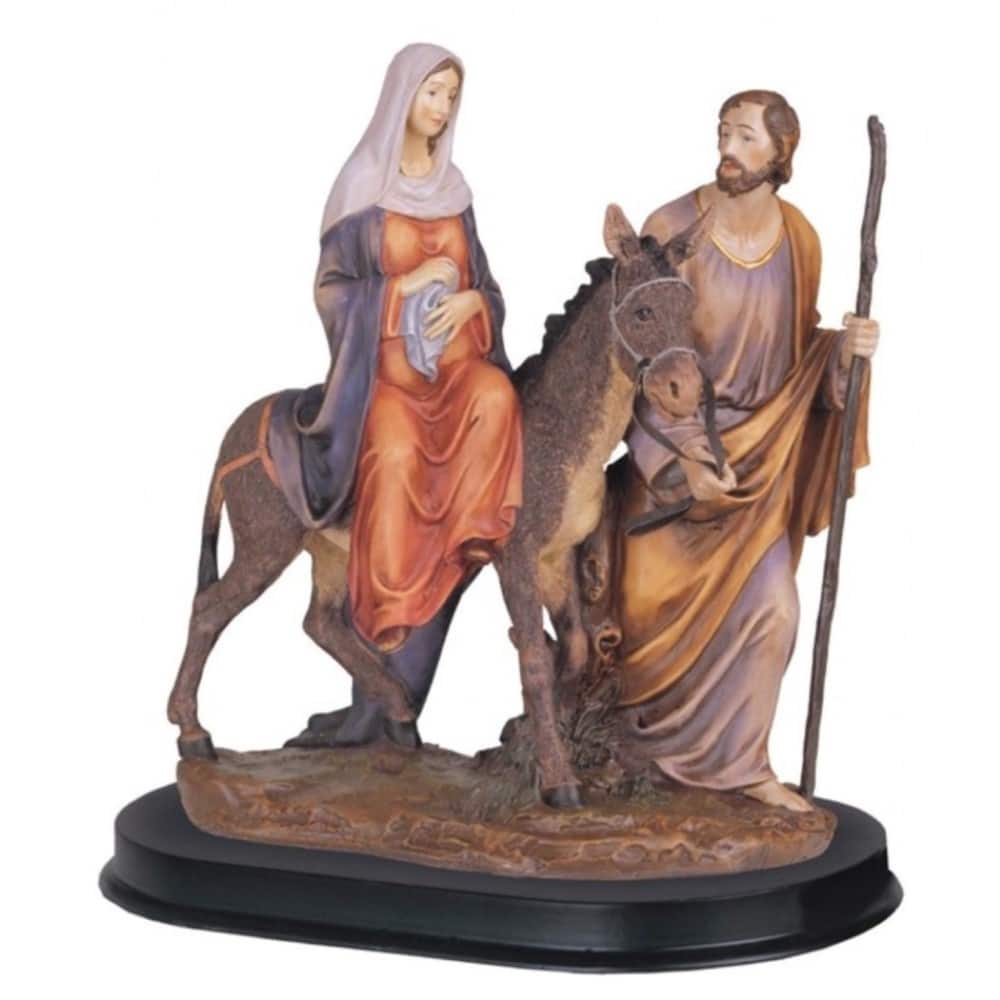 FC Design 12"H The Pilgrims Holy Figurine Statue Home Decoration Office Desk/Home/Living Room/Table Decor, Perfect house warming gifts for new home