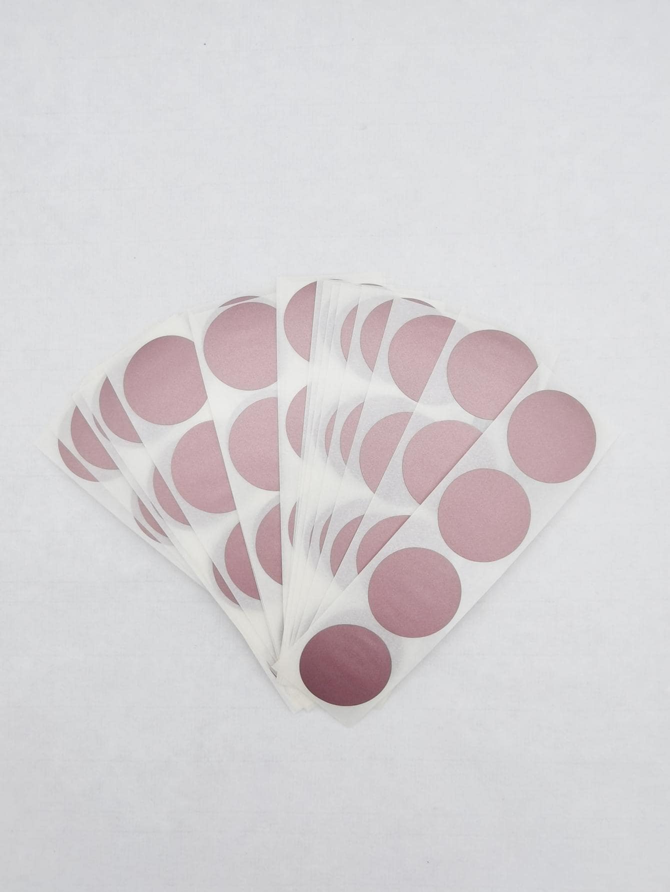 Rose Gold 25mm Round Scratch-off Stickers For Diy Game, Festival Promotion, Interactive Prize Scratch Off Labels
