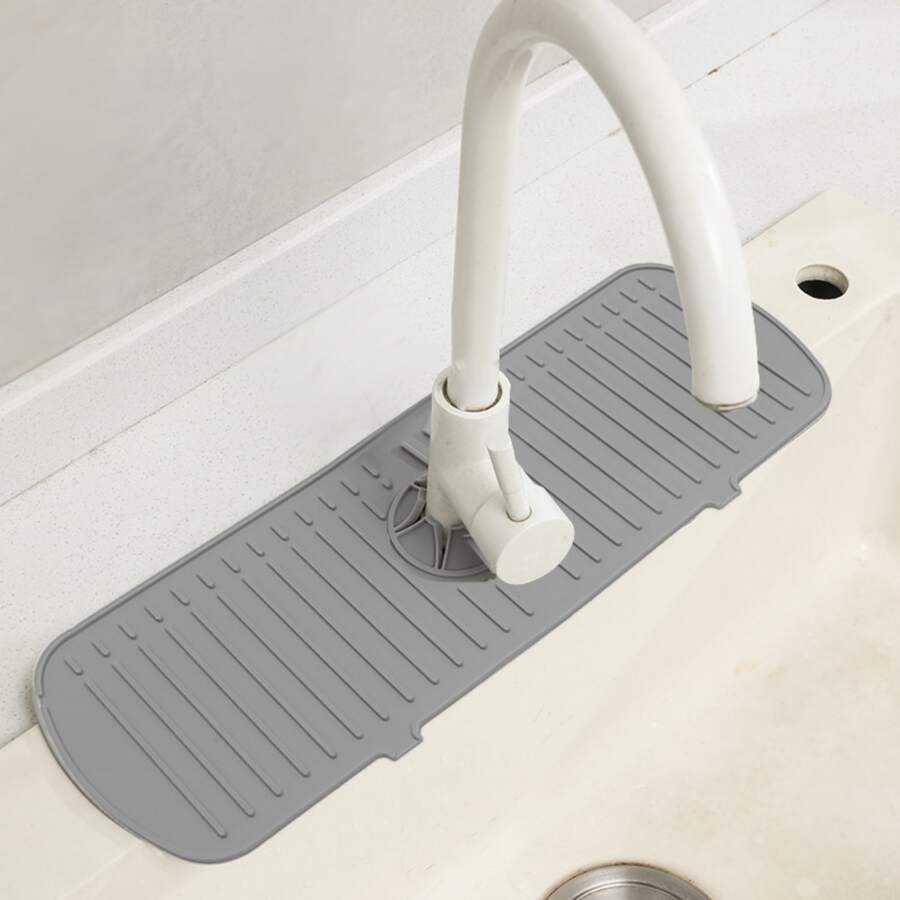 Elegante Y Minimalista Tapón De Desagüe Para Fregadero De Lavado De Manos En Color Gris