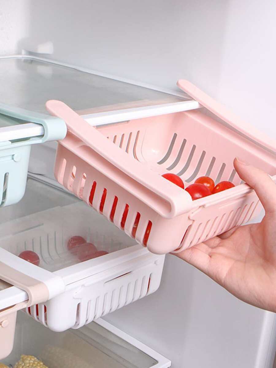 1 pieza Cesta de almacenamiento rosado escalable casa para