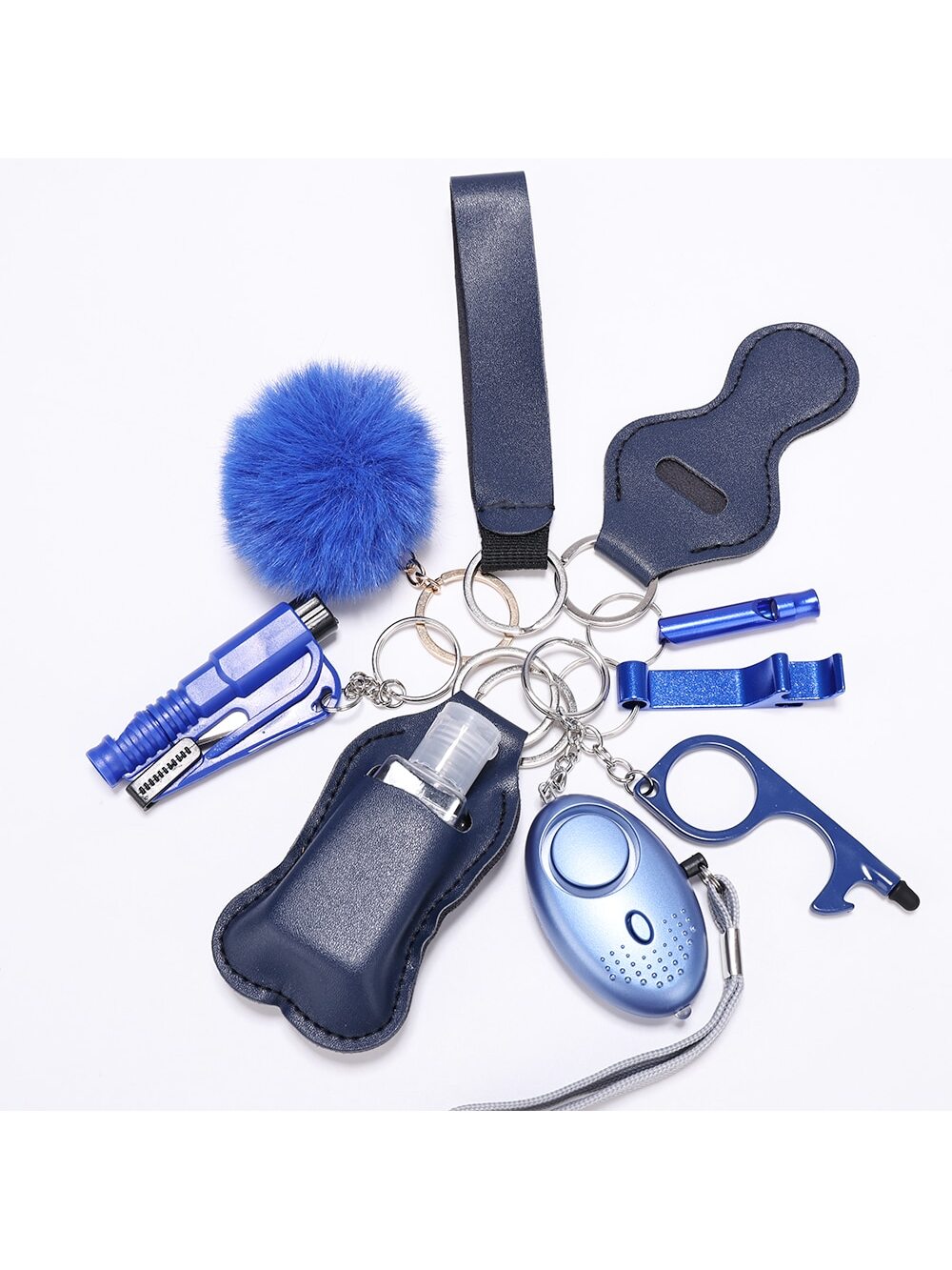 Self Defense Keychain Set For Women Safety Keychain Full Set With